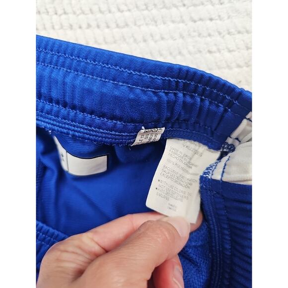 Under Armour Sweatpants Boys Youth XL Blue & White Zipper Bottom - Picture 5 of 7